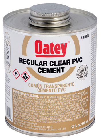 Cemento Transparente Regular para PVC (Etiqueta Dorada)