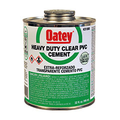 Cemento Transparente Extra Reforzado para PVC (Etiqueta Verde)